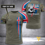 CUSTOMIZED THESE COLORS RELOAD ICELAND ARMY T SHIRT 3D PRINTED