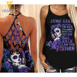 JUNE GOTHIC GIRL CRISS-CROSS TANK TOP