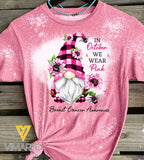 BREAST CANCER AWEARNESS BLEACHED TSHIRT PRINTED TNTN2309