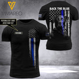 CUSTOMIZED BACK THE BLUE LABRADOR RETRIEVER T SHIRT 3D PRINTED