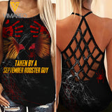 TAKEN BY SEPTEMBER ROOSTER GUY CRISS-CROSS TANK TOP/LEGGING