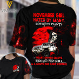NOVEMBER GIRL JEEP 3D SHIRT TNTQ1509