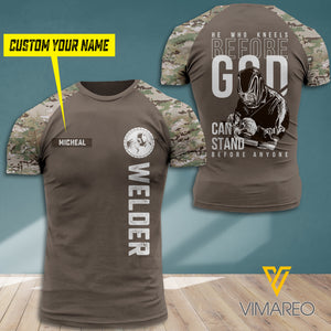 WELDER GOD TSHIRT 3D PRINTED TNDT3009