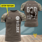 WELDER GOD TSHIRT 3D PRINTED TNDT3009