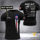 CUSTOMIZED OHIO GUY INSIDE T SHIRT 3D PRINTED