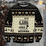 DECEMBER GIRL BLOOD OF JESUS SWEATSHIRT PRINTED TNTQ0410