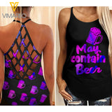 MAY CONTAIN BEER CRISS-CROSS TANK TOP 1