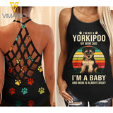 YORKIPOO CRISS-CROSS TANK TOP