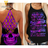 August Girl Criss-Cross Open Back Camisole Tank Top ZD2603