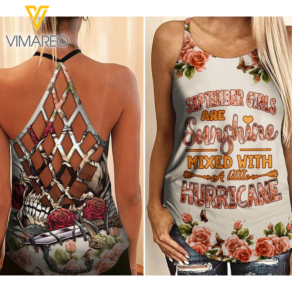 KHMD 12 MONTHS Criss-Cross Tank Top 1106