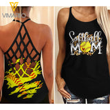 KHMD SOFTBALL Criss-Cross Tank Top 1006