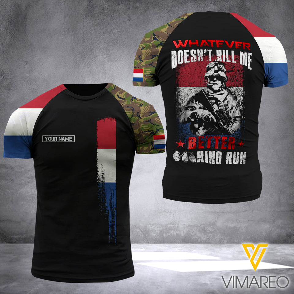 Customized Netherland Soldier 3D Printed Combat Shirt EZD150621