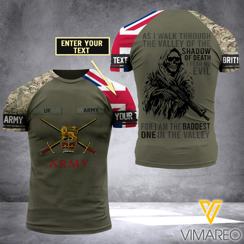Customized British soldier 3D Printed Combat Shirt EZD1604
