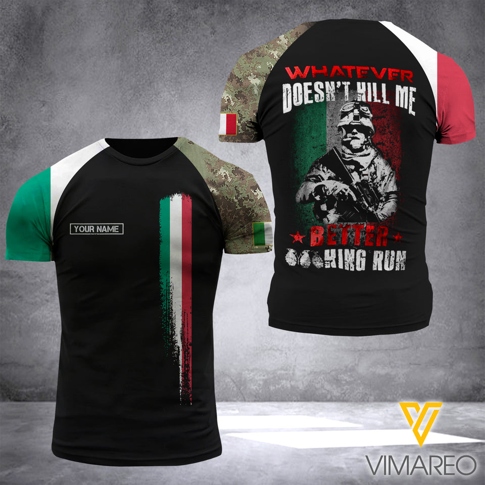 Customized Italian Soldier 3D Printed Combat Shirt EZD140621