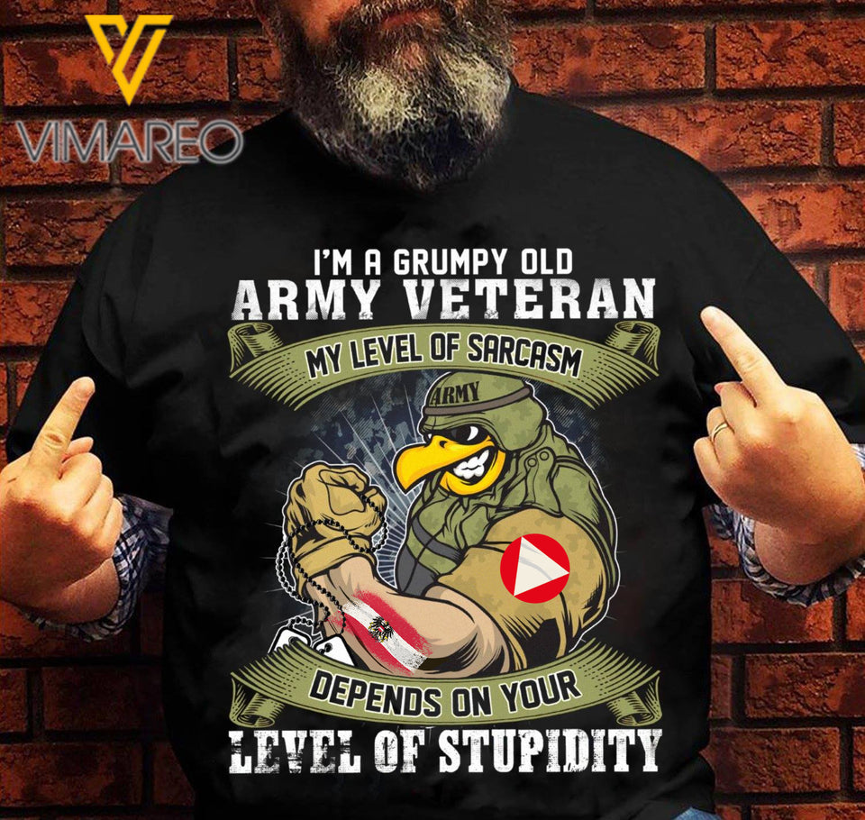 Customized Austrian Soldier 3D Printed Combat Shirt MD050721