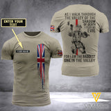 Customized British 3D Printed Combat Shirt EZD090621