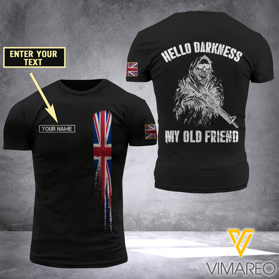BRITISH SOLDIER  CUSTOMIZE T SHIRT 3D PRINTED TMTL DARKNESS
