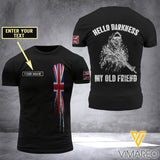 BRITISH SOLDIER  CUSTOMIZE T SHIRT 3D PRINTED TMTL DARKNESS