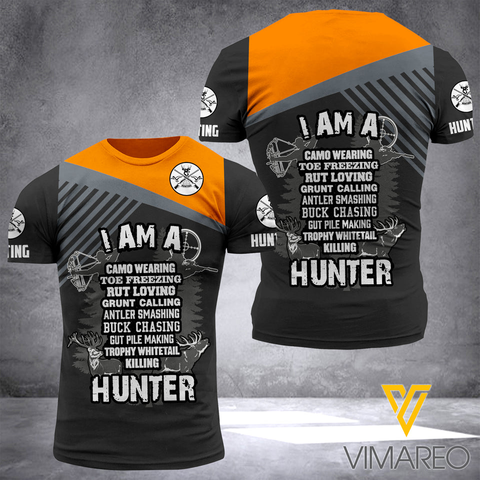 IM A HUNTER T SHIRT 3D PRINTED TMTL