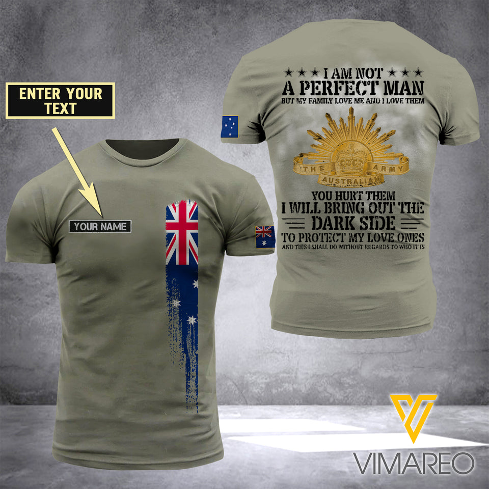 Customized Australian Soldier 3D Printed Combat Shirt EZD1507
