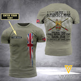 Customized British Soldier 3D Printed Combat Shirt EZD1507