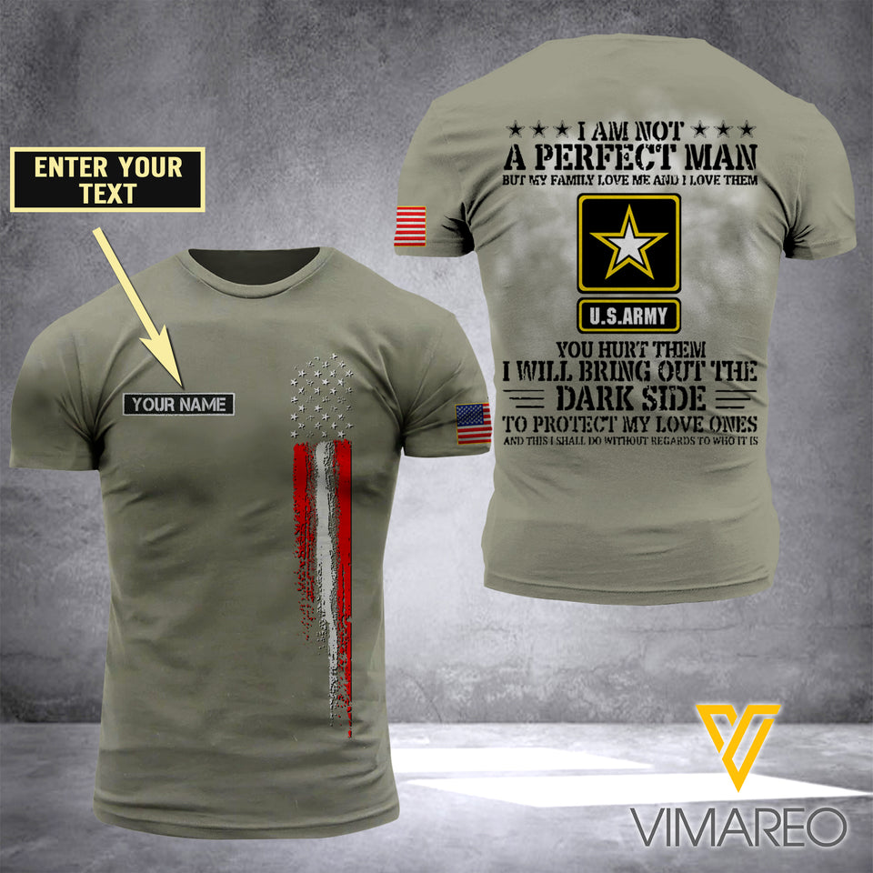 Customized US Soldier 3D Printed Combat Shirt EZD1507