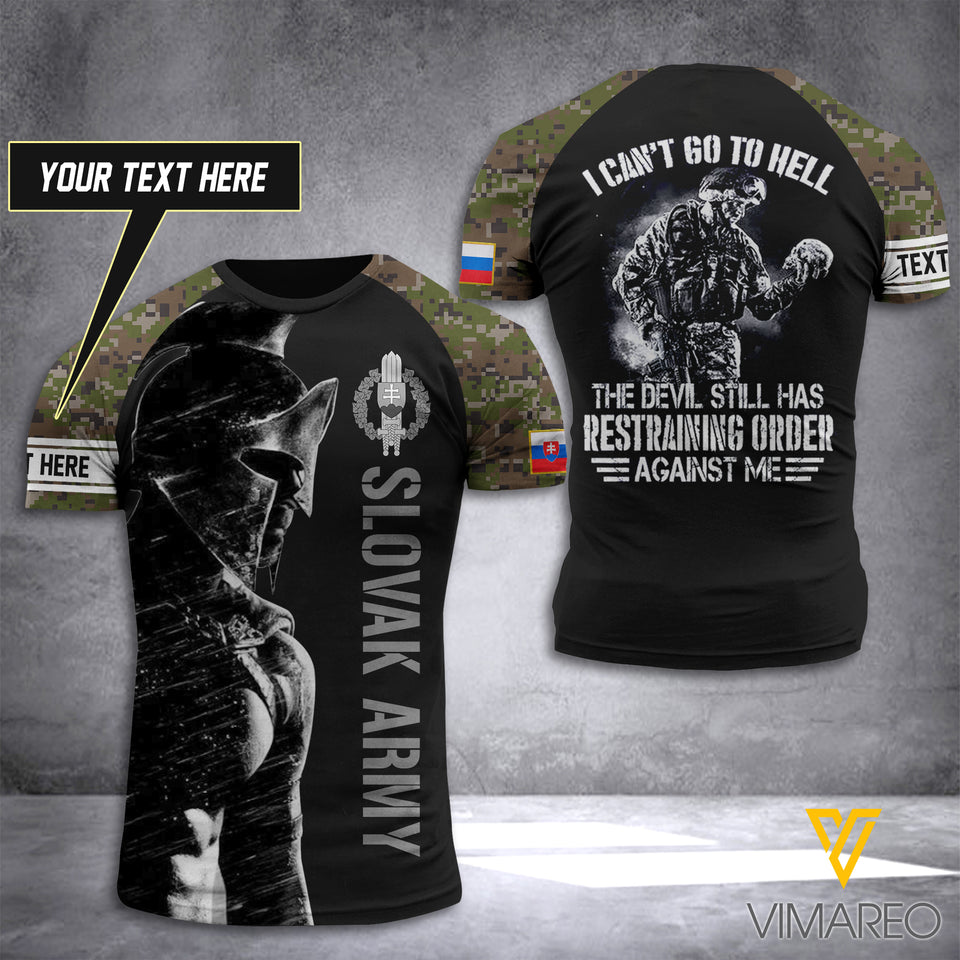 KHMD SLOVAK CUSTOMIZE T SHIRT 3D PRINTED 1406
