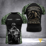 KHMD DENMARK VETERAN CAMO CUSTOMIZE T SHIRT 3D PRINTED