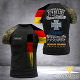 Customized German Soldier 3D Printed Shirt EZD0707
