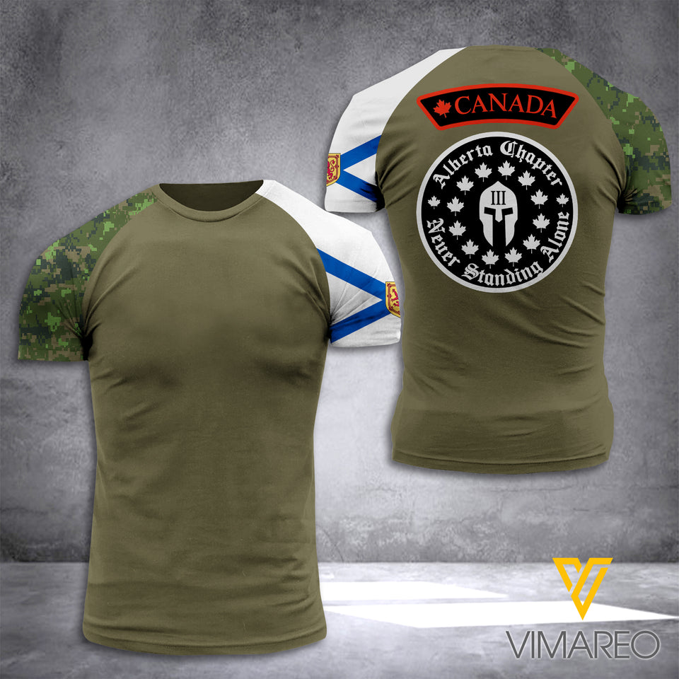 NOVA SCOTIA CHAPTER TSHIRT 3D PRINTED JUE-MD30