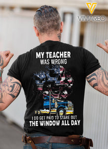 Trucker Skull flag TSHIRT 3D PRINTED