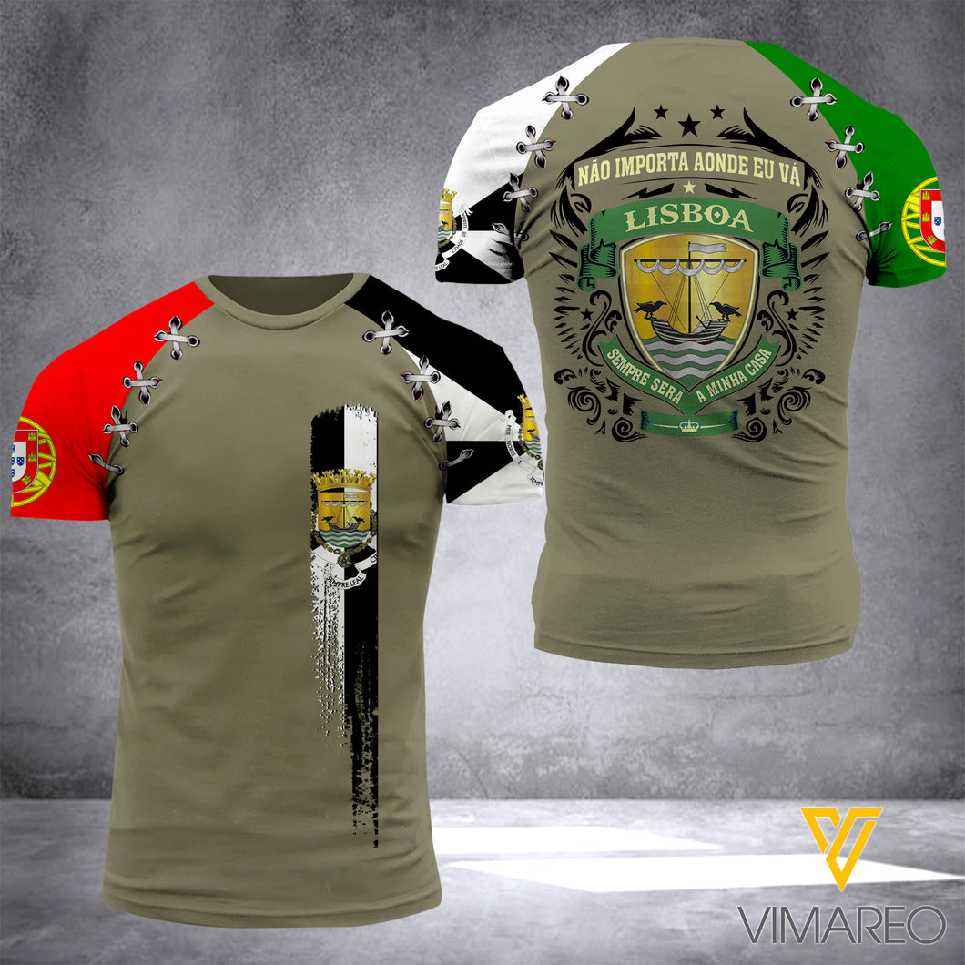 Lisboa TSHIRT 3D PRINTED JUL-MD24