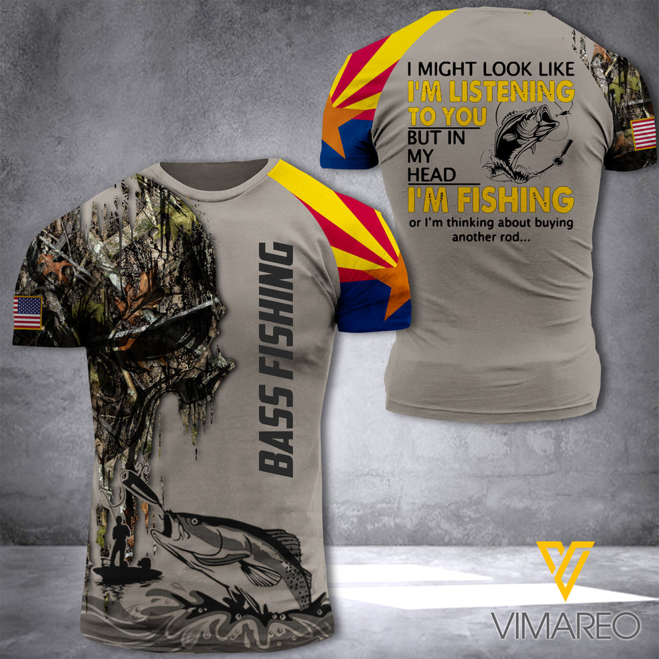 Arizona Fishing Team 3d Printed Shirt EZD0307