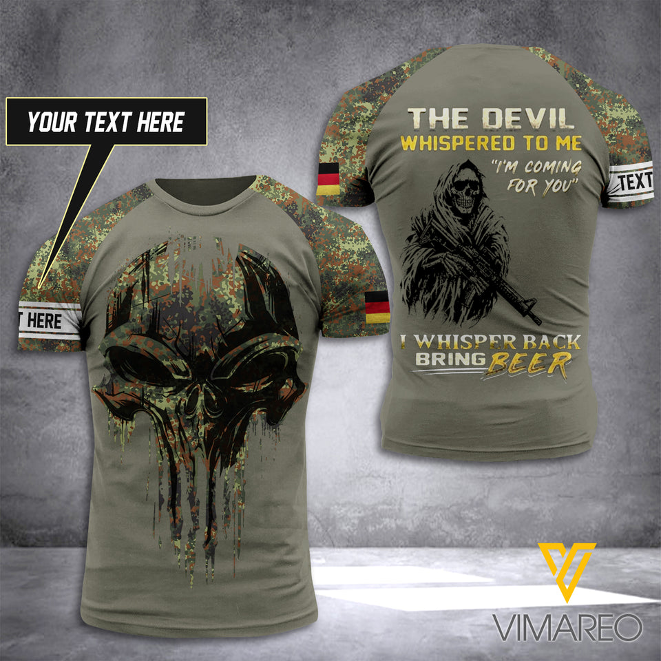 Customized German Soldier 3D Printed Combat Shirt EZD030621