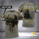 Customized German Soldier 3D Printed Combat Shirt EZD030621