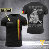 Customized Belgian Soldier 3D Printed Shirt EZD074