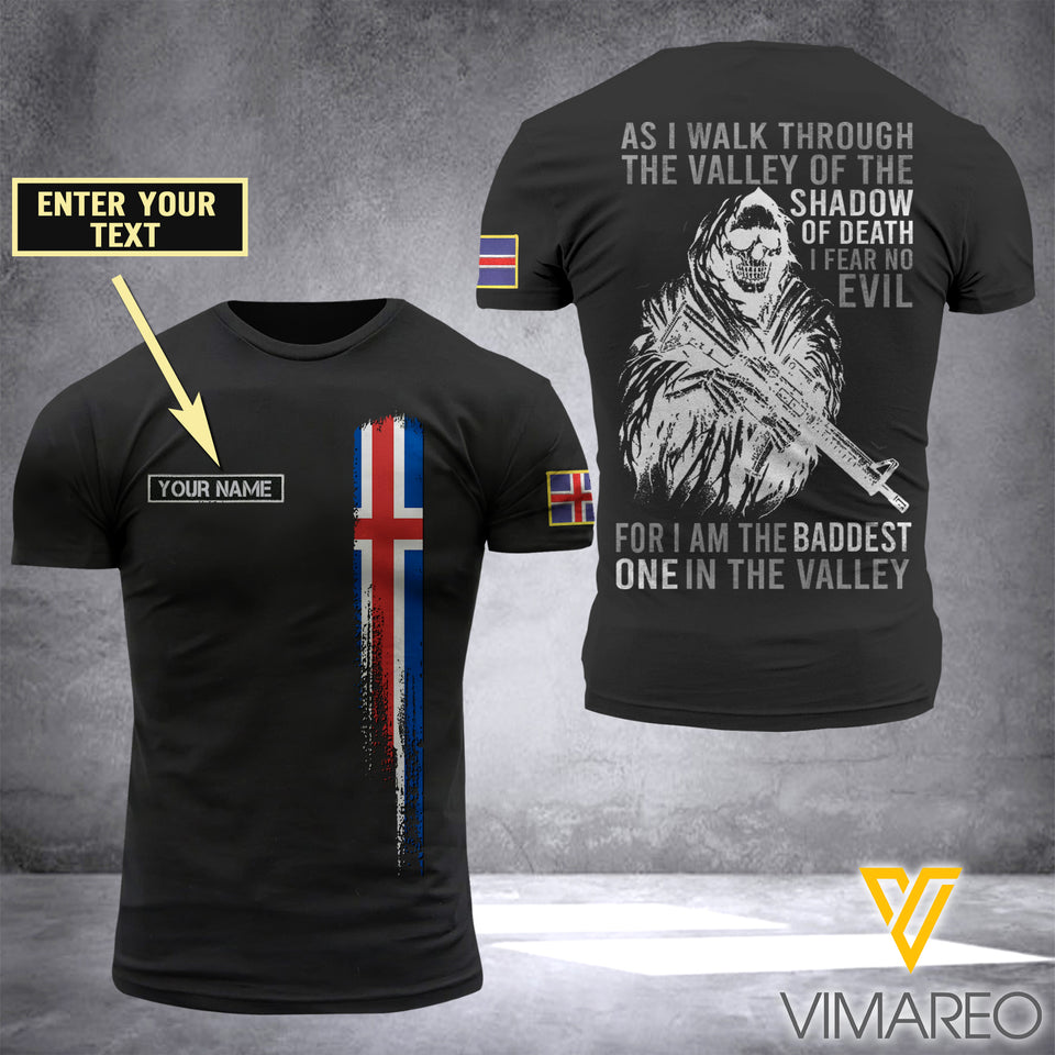 Customized Iceland Soldier 3D Printed Shirt EZD074