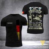Customized Germany Trucker Flag 3D PRINTED SHIRT 0907D