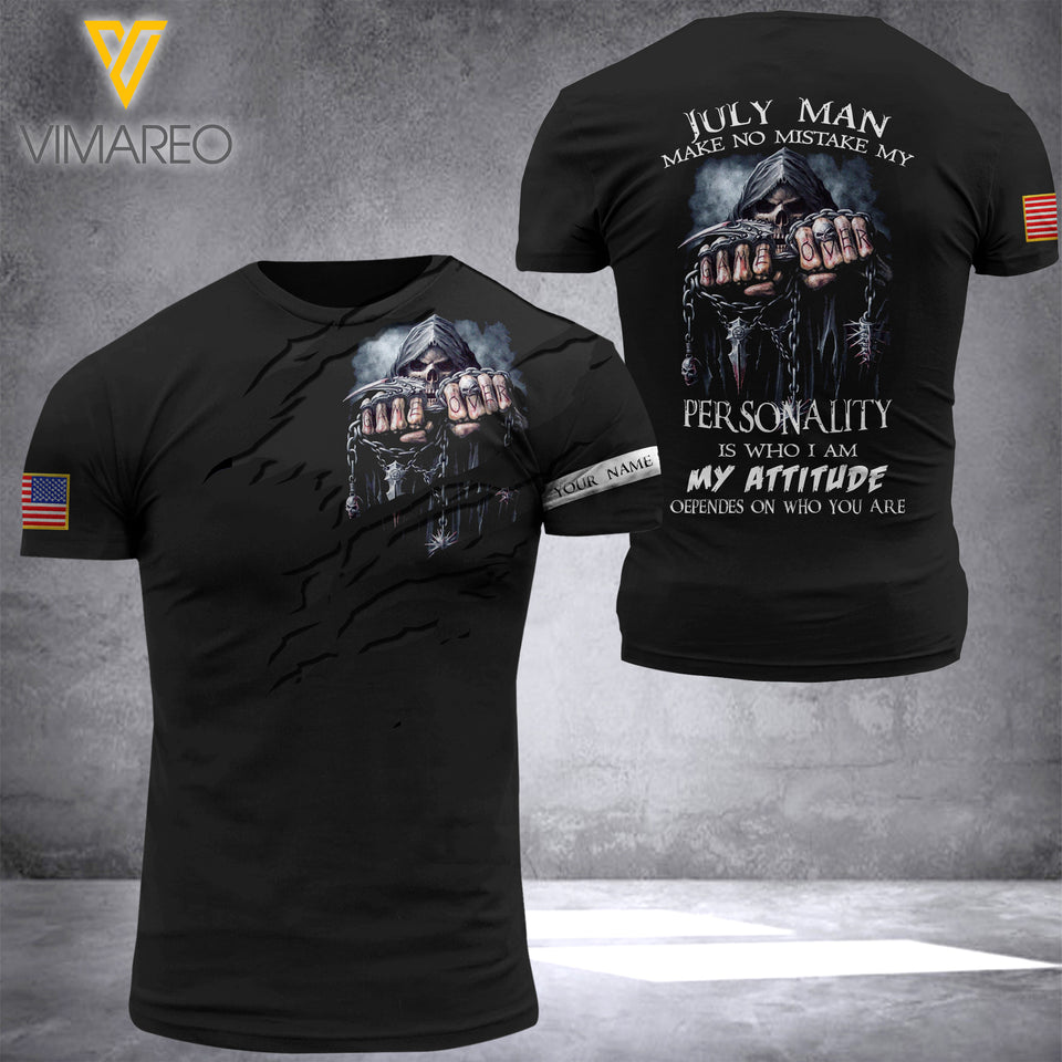 July Man Customized 3D PRINTED SHIRT TVM