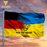 Germany Pray for Ukraine flag 3C