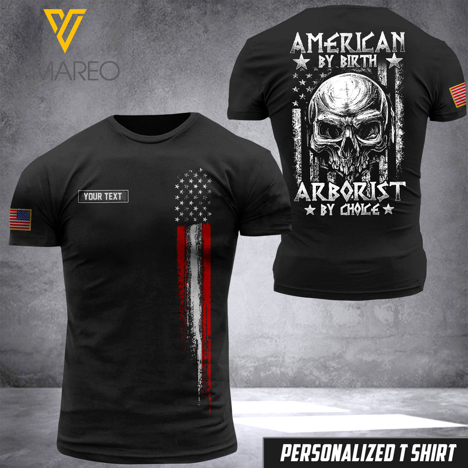 Personalized Arborist By Choice Tshirt BASW
