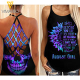 August Girl Criss-Cross Open Back Camisole Tank Top GHMFL