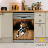 Boxer Dog Kitchen Dishwasher Cover tk