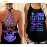 Nobra Criss-Cross Open Back Camisole Tank Top CCMEYW