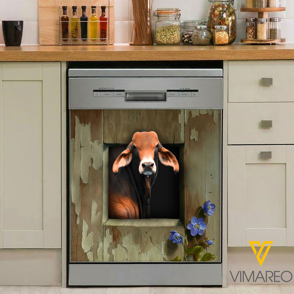 Brahman Cattle Kitchen Dishwasher Cover