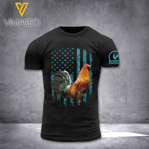 ROOSTER TSHIRT PRINTED SEP-NL08