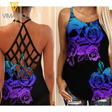 Girl Criss-Cross Open Back Camisole Tank Top UADHEY