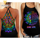 June Girl Criss-Cross Open Back Camisole Tank Top CEWSSH