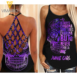 June Girl Criss-Cross Open Back Camisole Tank Top XNVBHE