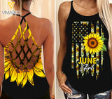 June Girl Criss-Cross Open Back Camisole Tank Top SFTSK